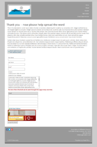 Unstyled Tell-a-Friend page